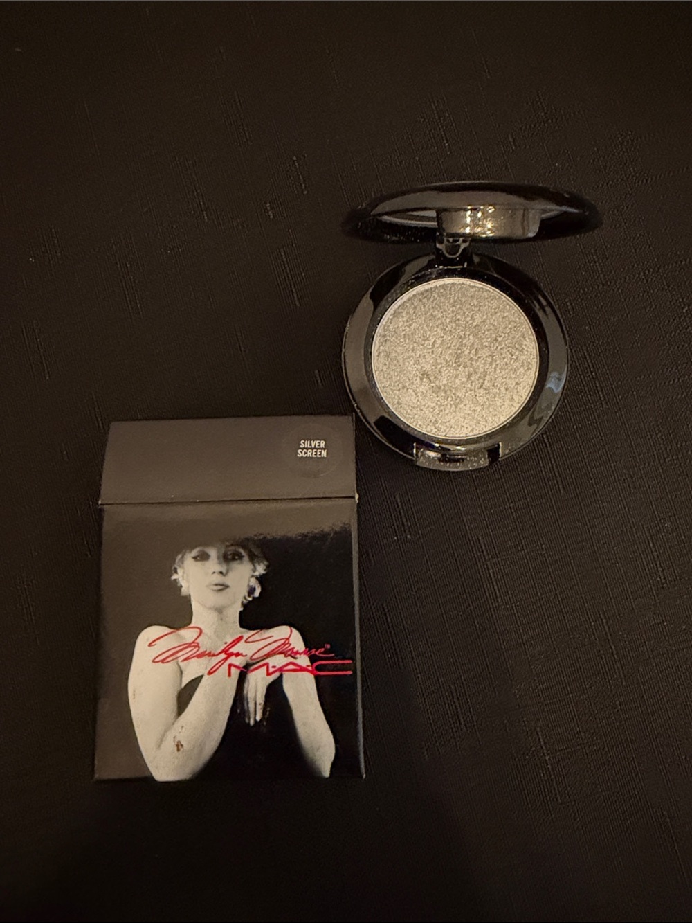 MAC Cosmetics Silver Screen Shimmery Silver Pressed Eyeshadow